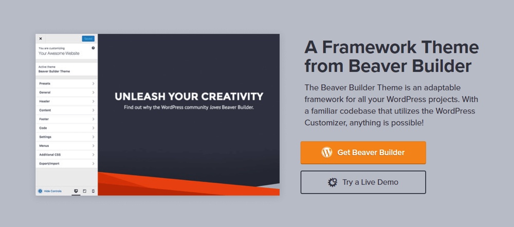 Beaver Builder Framework Theme
