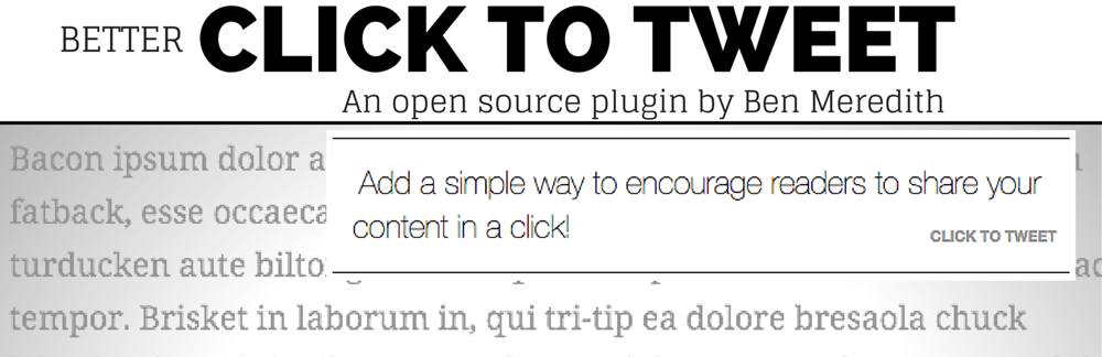 Better Click to Tweet Free WordPress Plugin