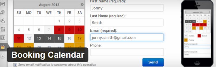 Booking Calendar