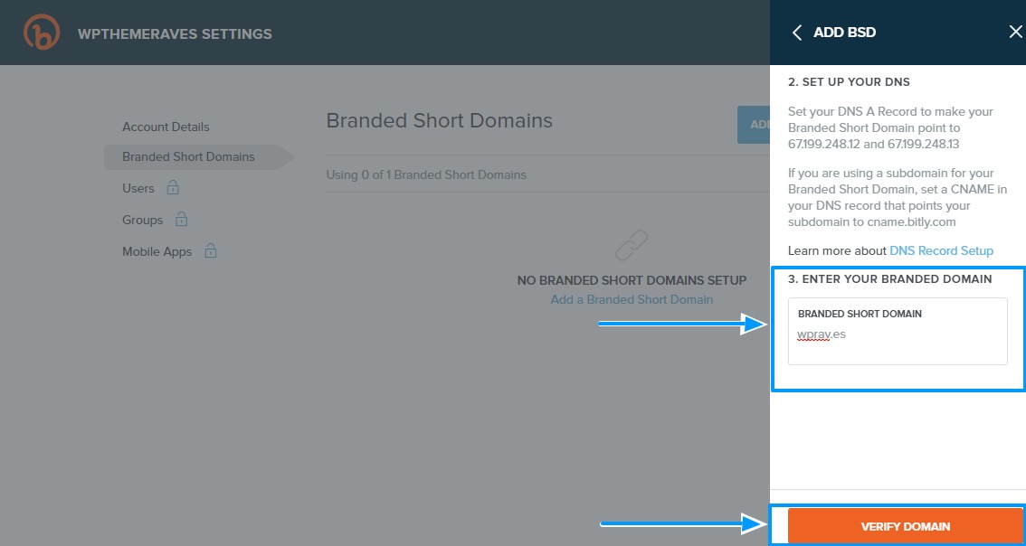 branded short url bitly