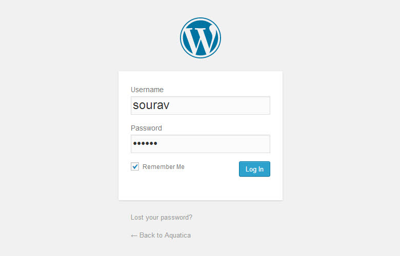 change wordpress admin username 09 login success