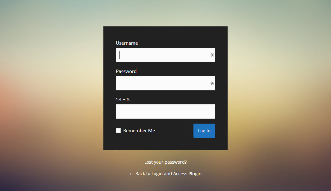 custom login access wordpress plugin by pressapps codecanyon
