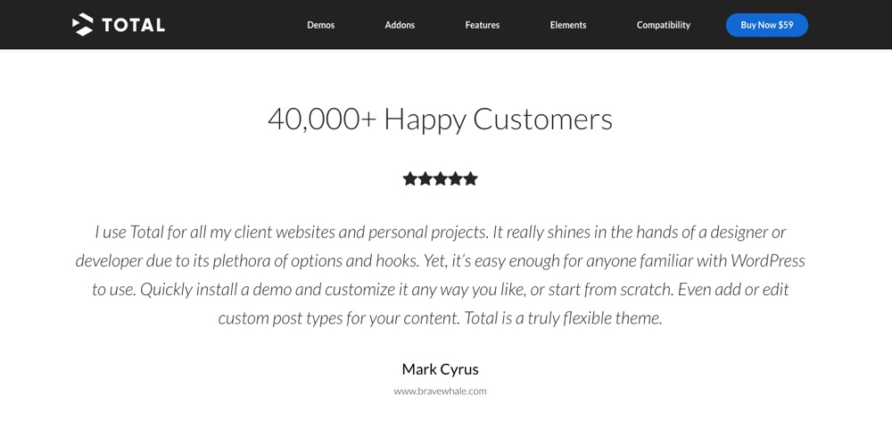 Testimonials Social Proof