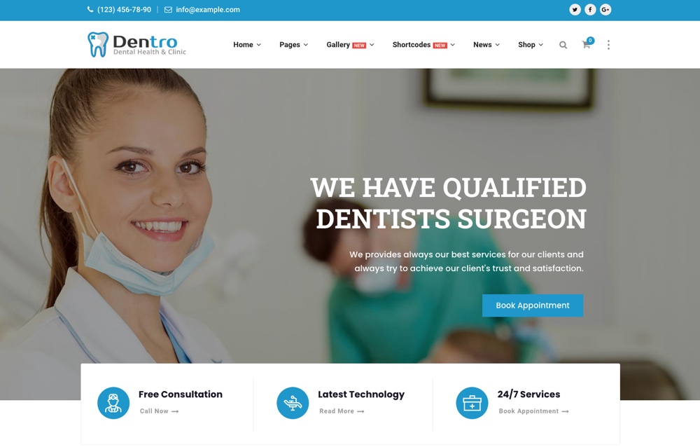 Dental Dentist Theme
