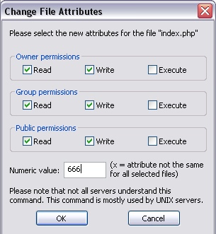 Set File Permissions