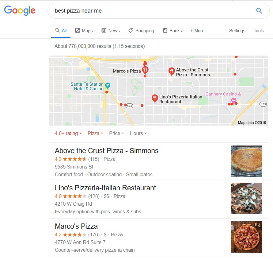 Google 3-pack