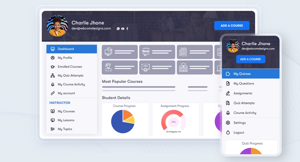 Learndash Dashboard