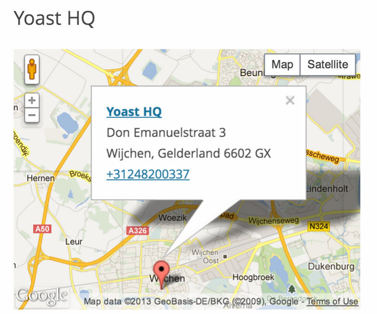Local SEO by Yoast