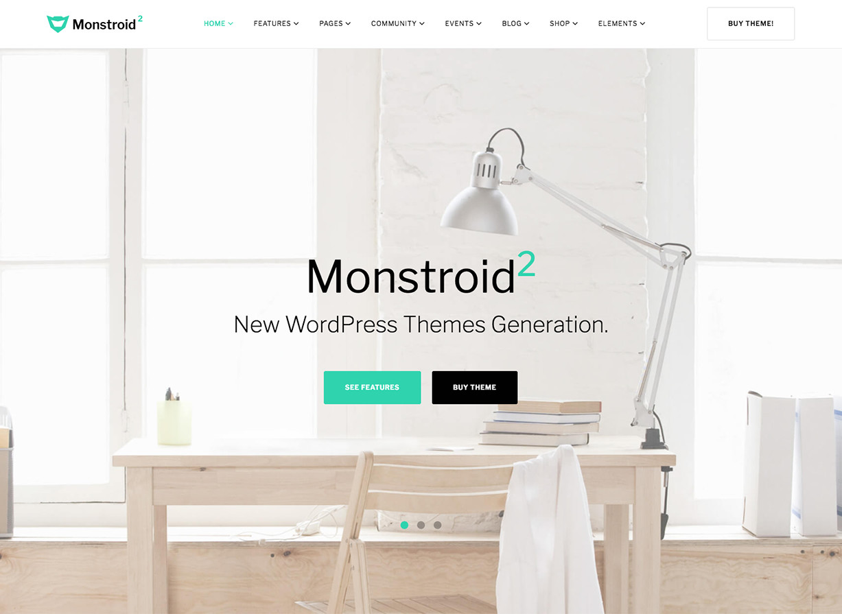 Monstroid 2 Business WordPress Theme