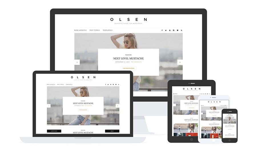 Olsen Lifestyle & Fashion Blog Theme
