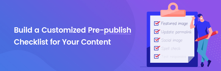 Pre-Publish Post Checklist Plugin