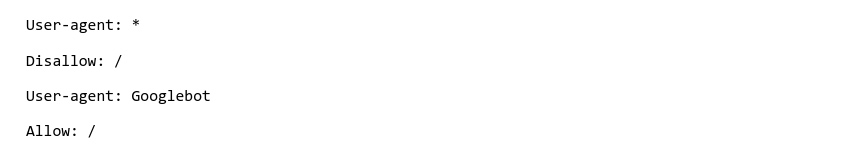 Robots.txt Allow/Disallow