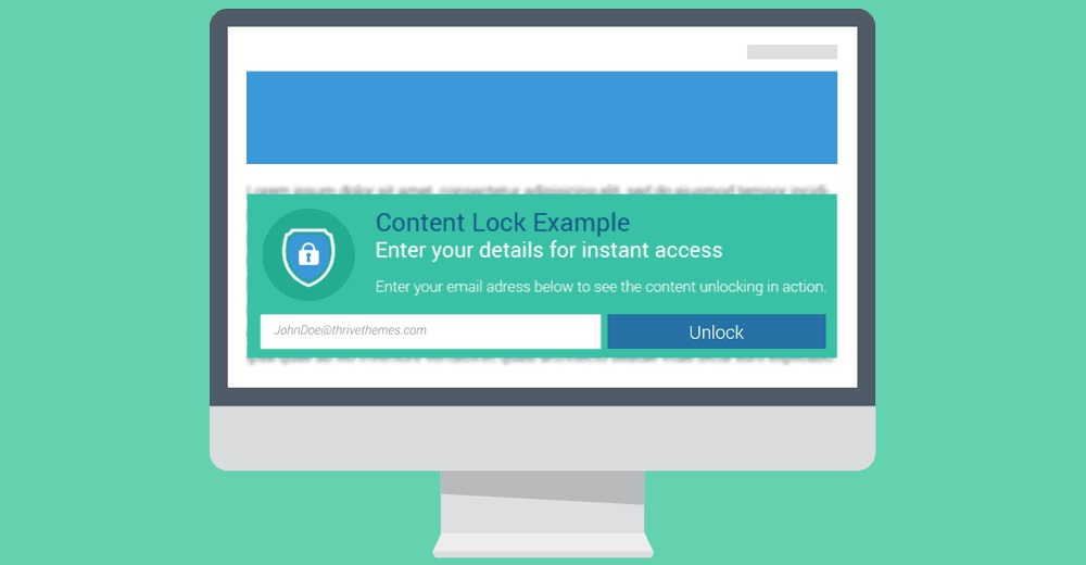 ThriveLeads Content Lock