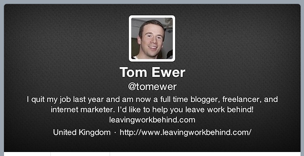 Tom Ewer on Twitter