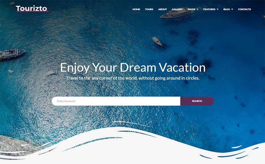 Tourizto Travel Company Elementor WordPress Theme