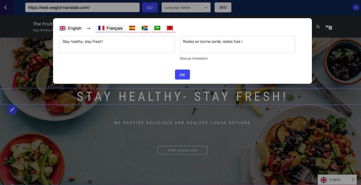Weglot Translate Frontend