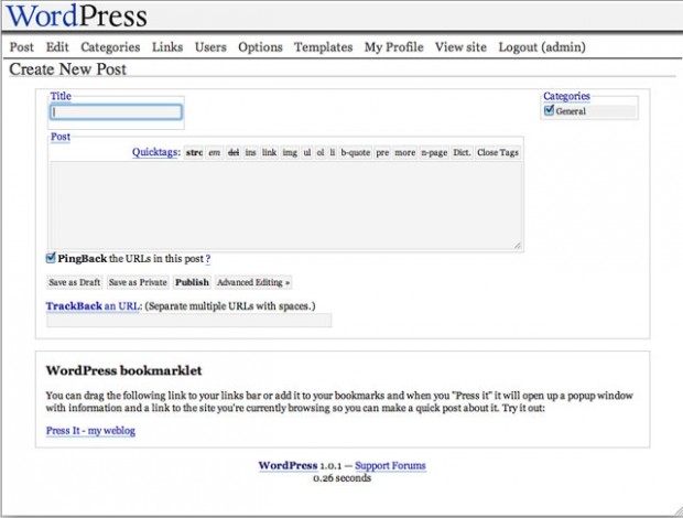 wordpress 1.01