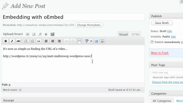 wordpress 2.9