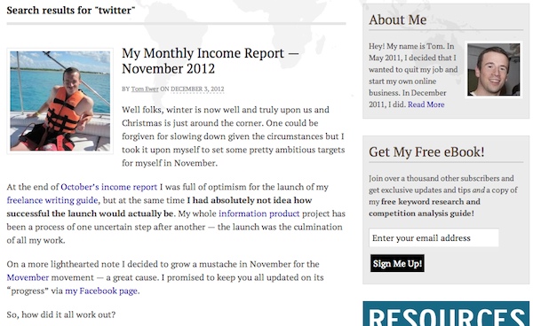 WordPress Search
