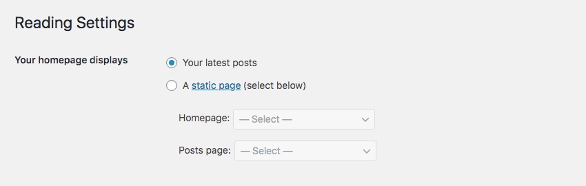 Set Homepage: Your Homepage Displays