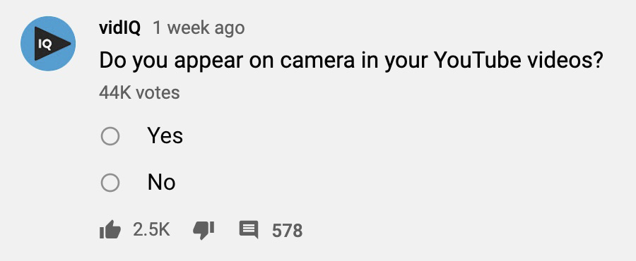 YouTube Polls