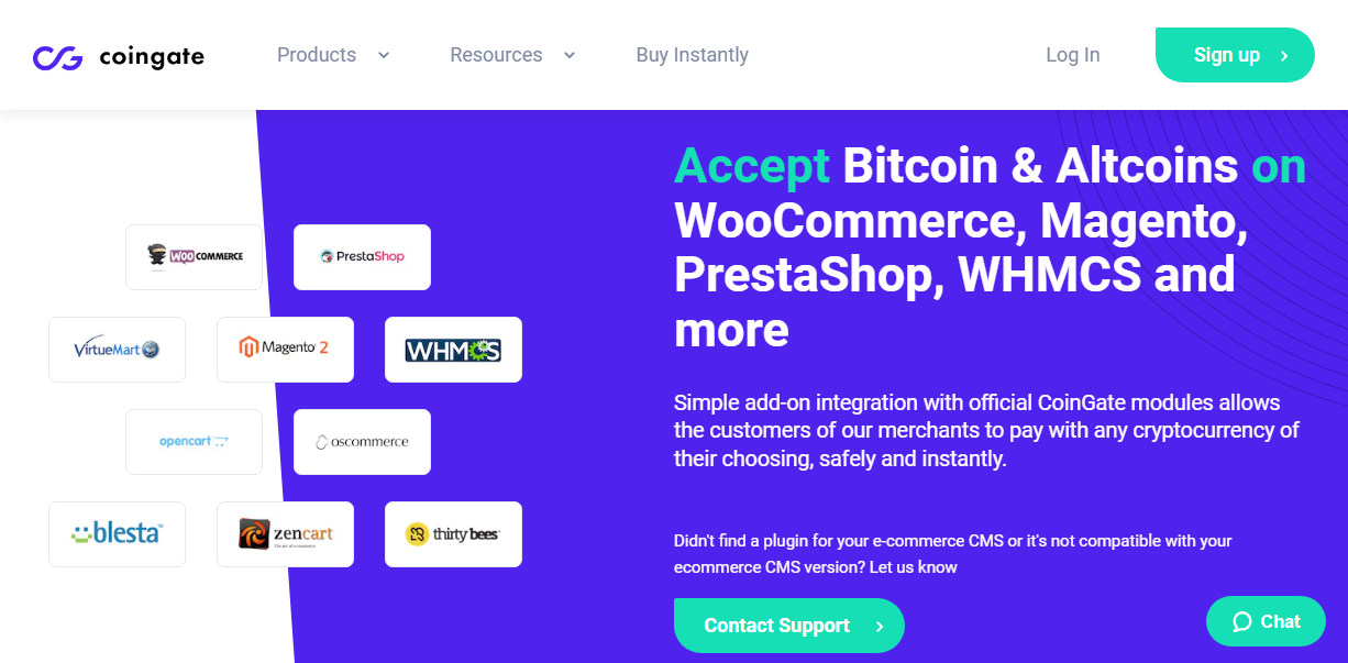 cryptocurrency coingate official website