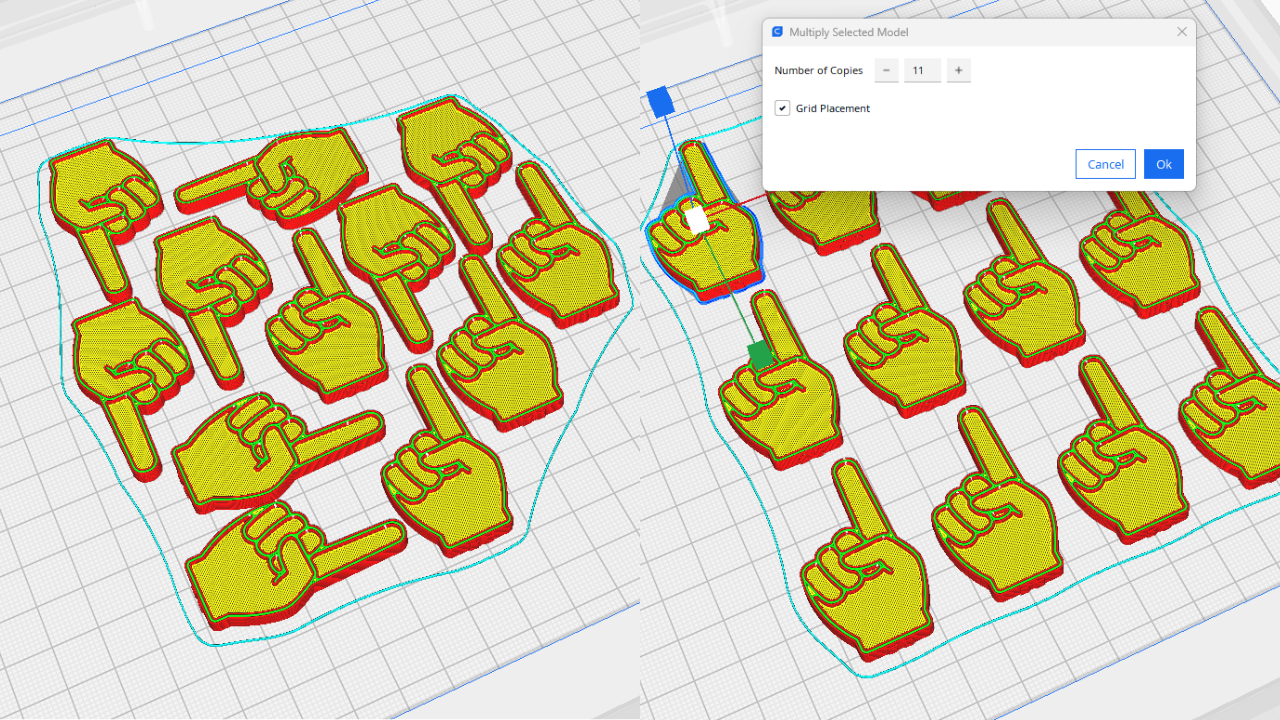 Cura 5.5 grid feature