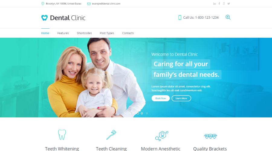 Dental Clinic Dental WordPress Theme Dental Clinic Dental WordPress Theme