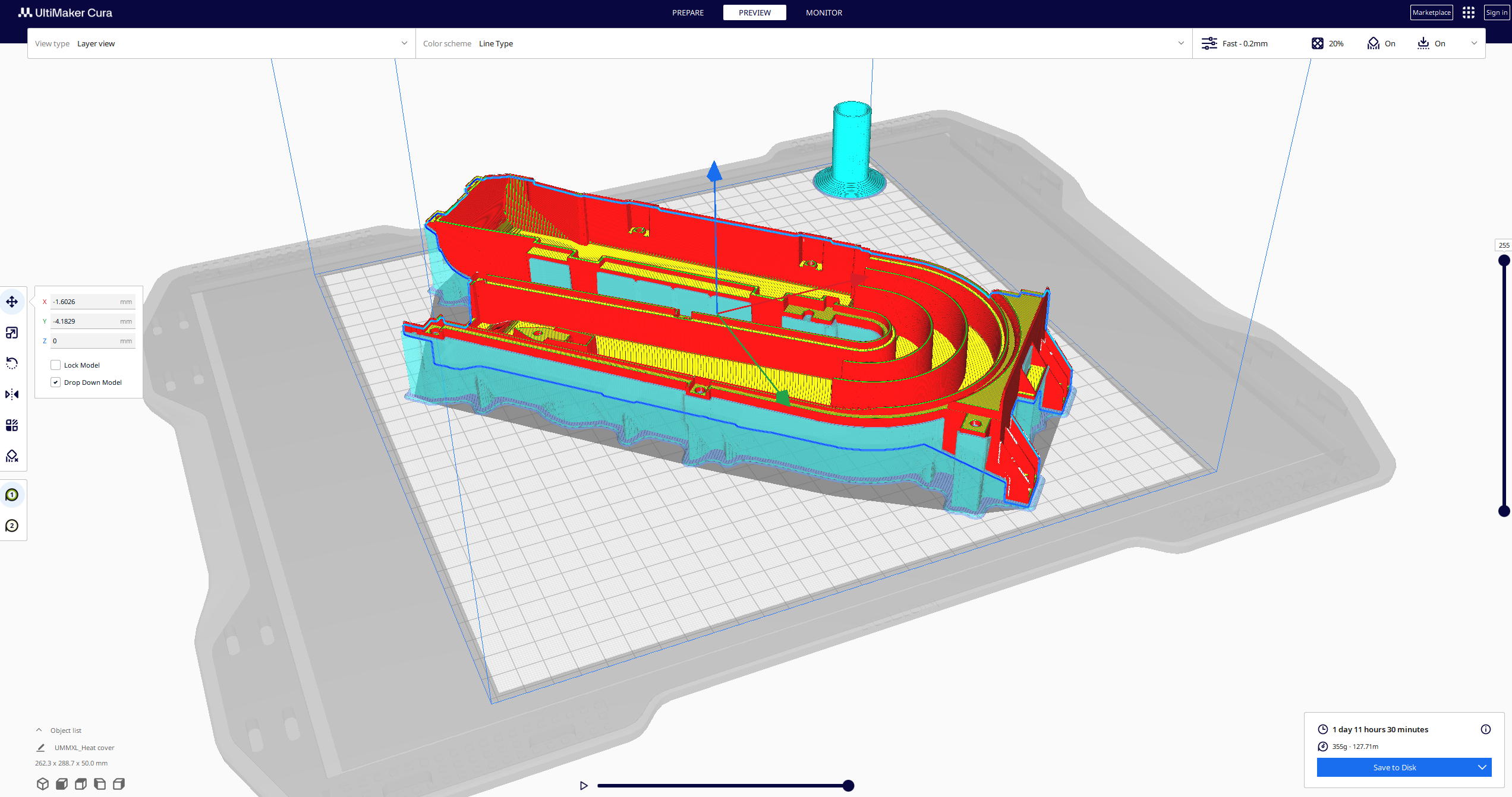 Method XL in Cura