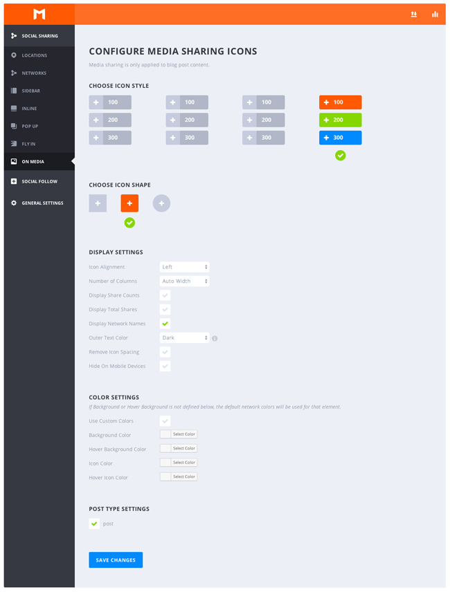 Monarch offers tons of customization options