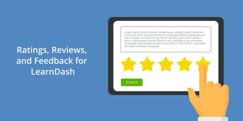 Ratings, Reviews, and Feedback for LearnDash