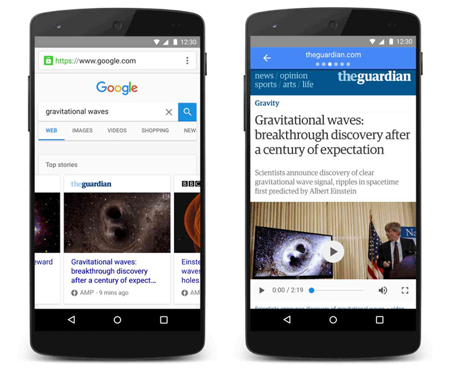 AMP for WordPress: AMP Search Preview