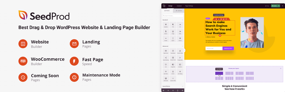 SeedProd WordPress plugin