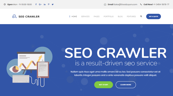 SEO Crawler - SEO Marketing WordPress Theme SEO Crawler - SEO Marketing WordPress Theme