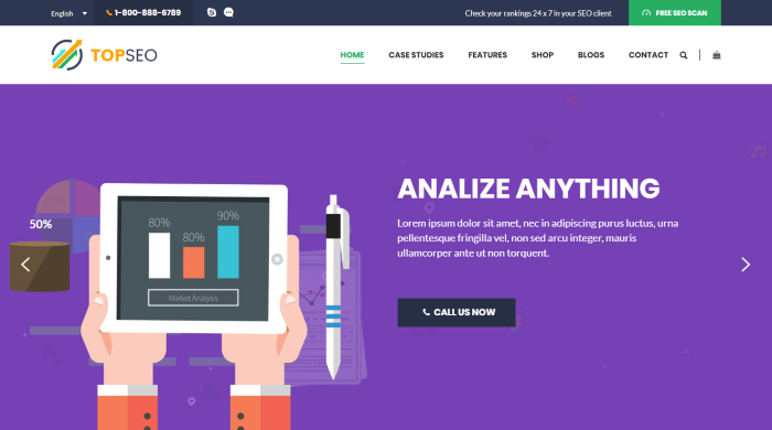 TopSEO - Digital Marketing WordPress Theme TopSEO - Digital Marketing WordPress Theme