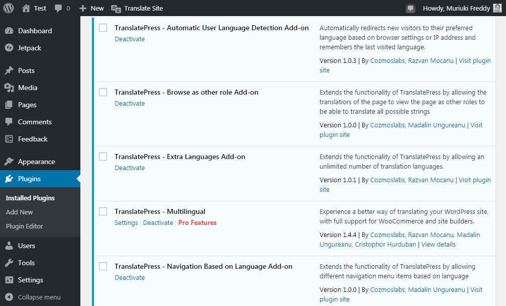 translatepress addons