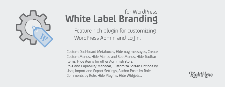 White Label Branding WordPress Plugin